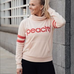 Peachy sweatshirt. The softest ever inside!
